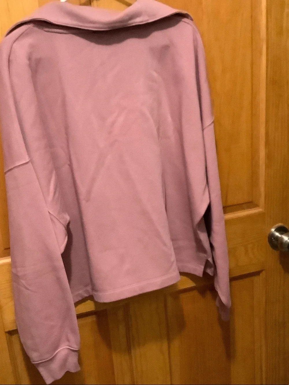 GAP Mauve Half-Zip Pullover Sweatshirt